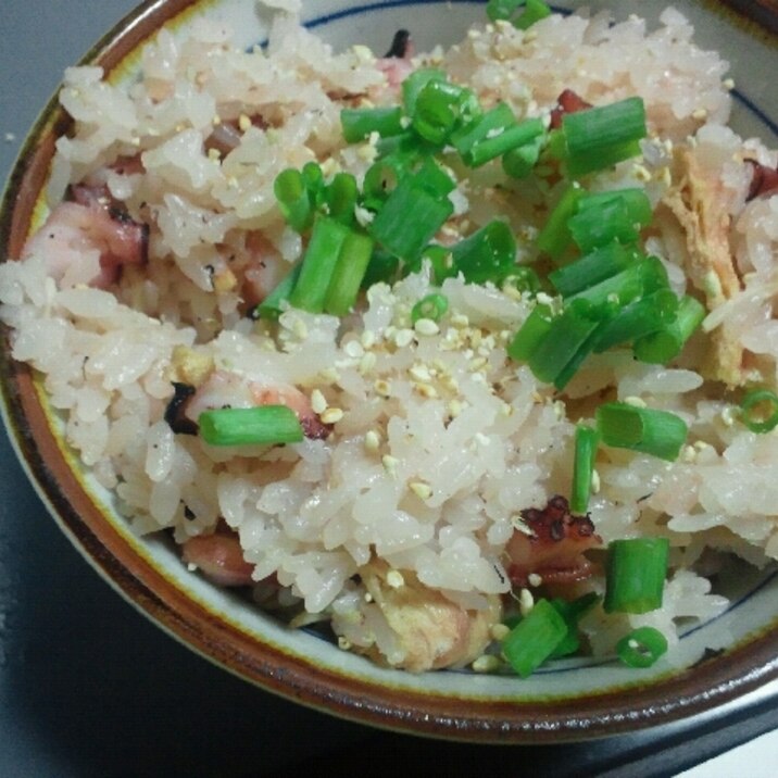 シンプル たこ飯